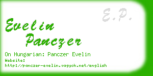 evelin panczer business card